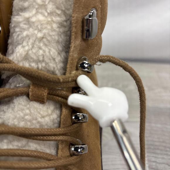 Marc Fisher LTD Nairy Hiking Ankle Boots Booties Lug Sole sz 6M - Picture 5 of 16